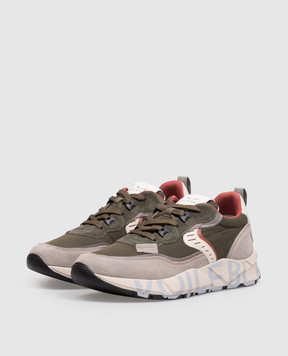 Voile Blanche Combined sneakers CLUB01, khaki 2017465191B14