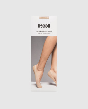 Wolford Beige Seamless Footprint Socks 41531