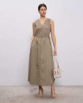 Peserico Khaki dress A0272401979