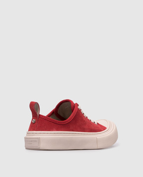 Ann Demeulemeester Red suede Halli sneakers B0014098LT199