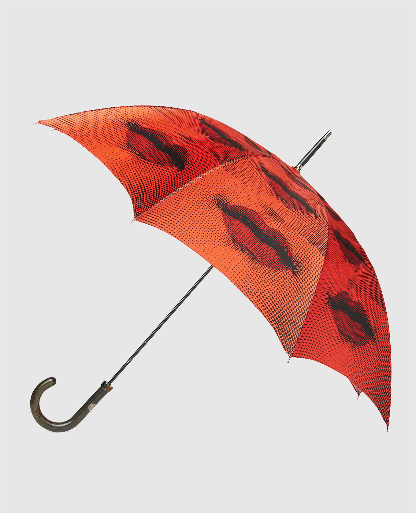 

Orange folding umbrella Bocche Fornasetti