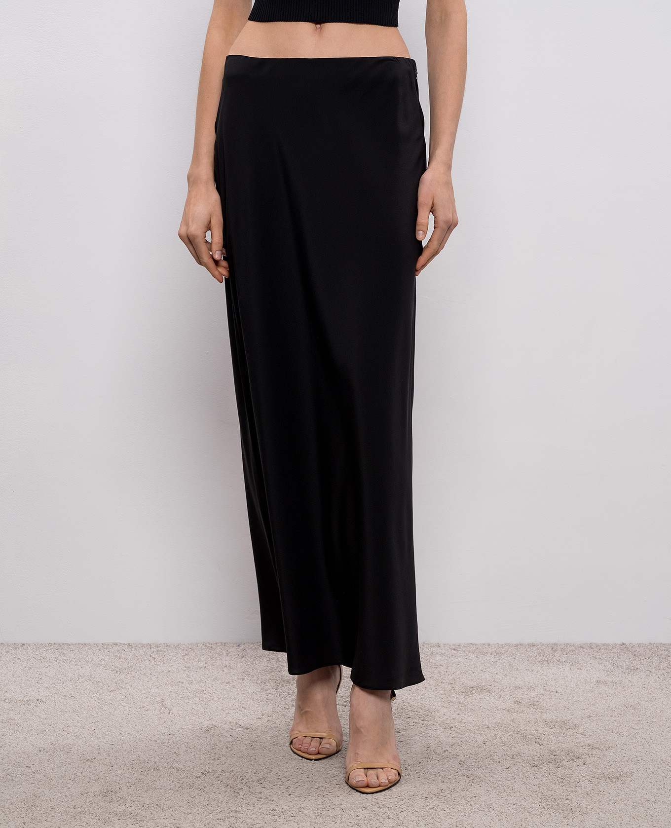 

Black silk maxi skirt Tom Ford