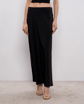 Tom Ford Black silk maxi skirt GC5836FAX1703