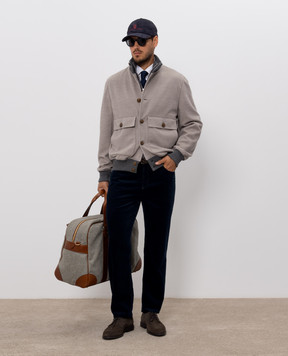 Brunello Cucinelli Gray wool jacket MV4676559