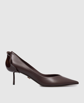 Le Silla Brown leather shoes PETALO 3130D060BXPPNEM