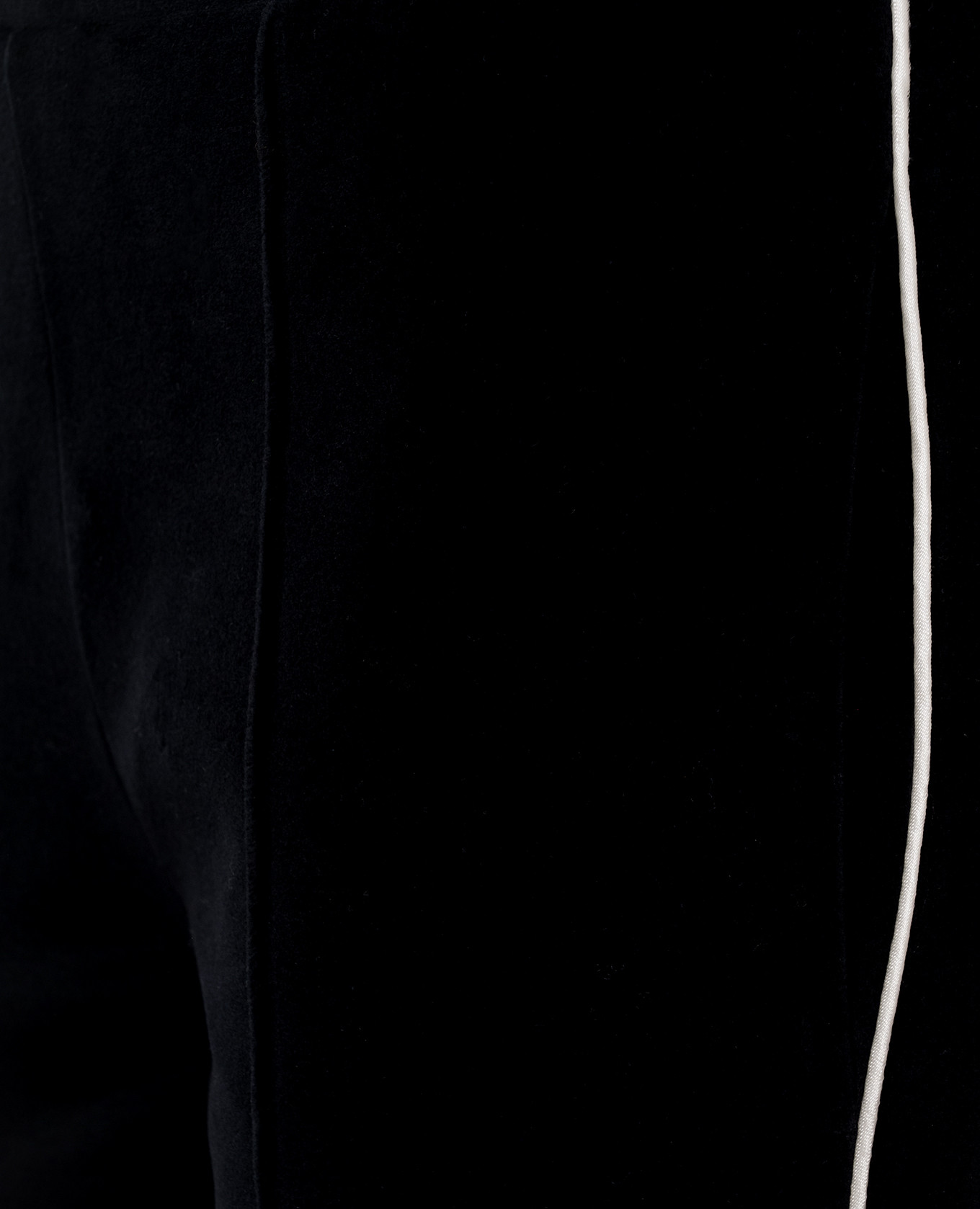 

Black velvet sweatpants Valentino