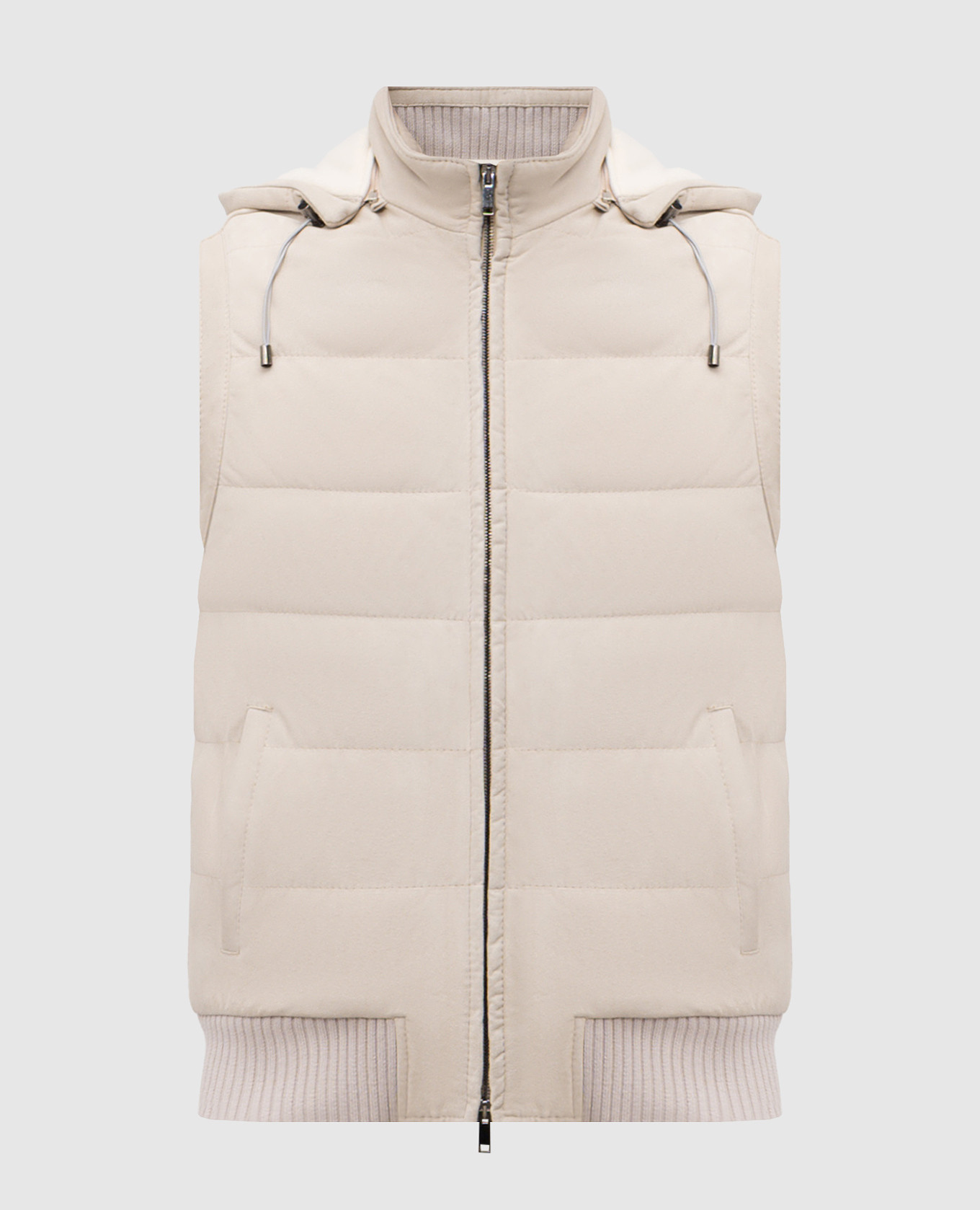 

Beige suede vest Pini Parma