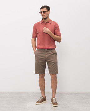 Canali Brown shorts with cotton PT01636D95609