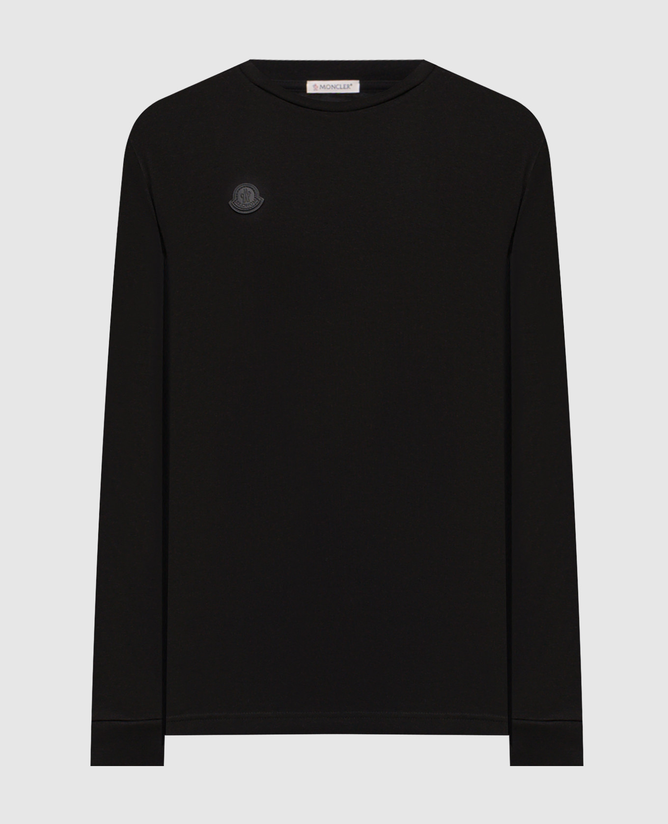 

Black long sleeve with logo patch Moncler