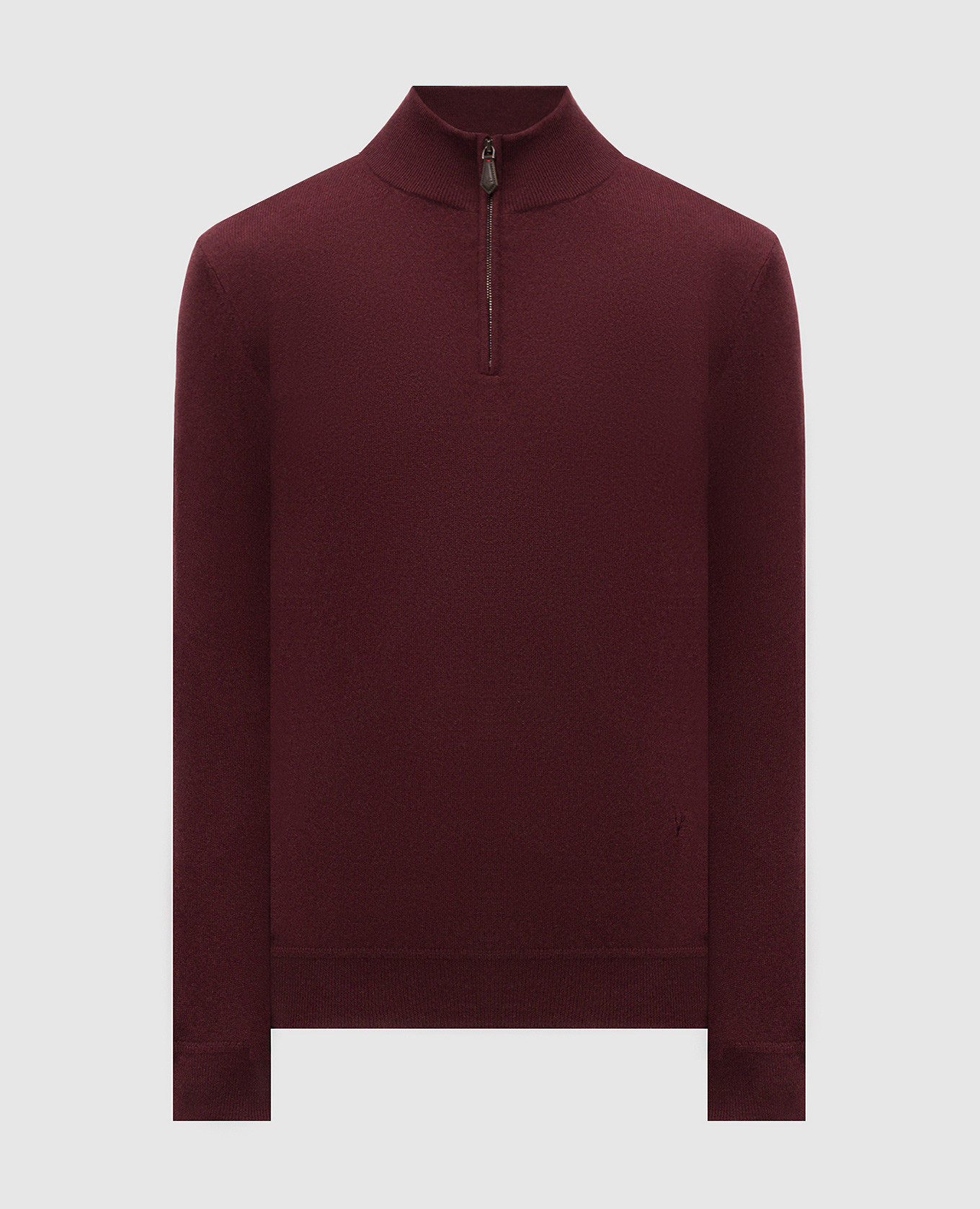 Burgundy cashmere jumper