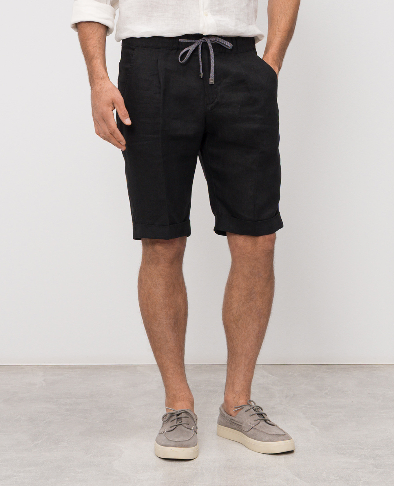 

Black linen shorts Cashmere&Whiskey