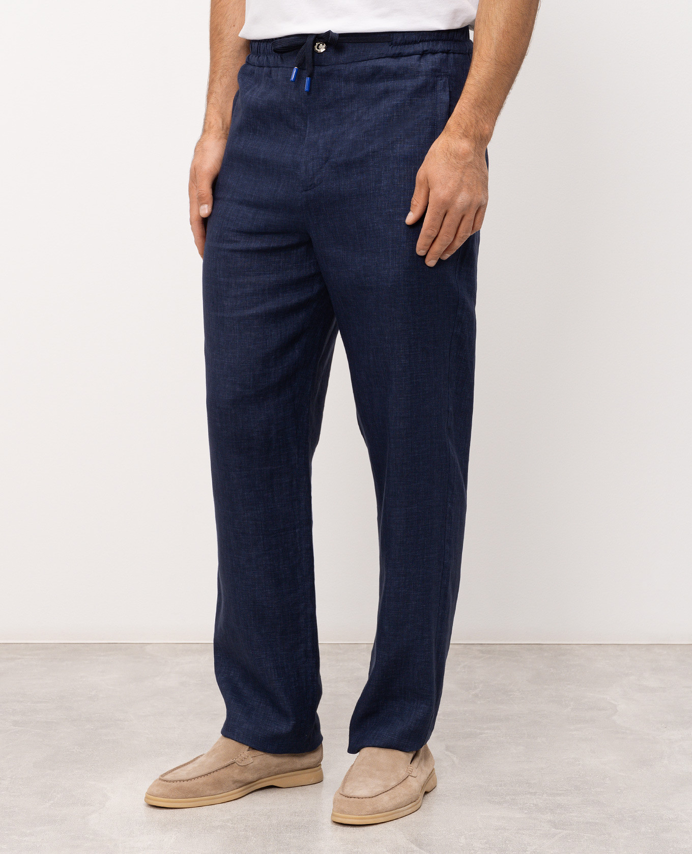 

Blue linen pants Castangia dal 1850