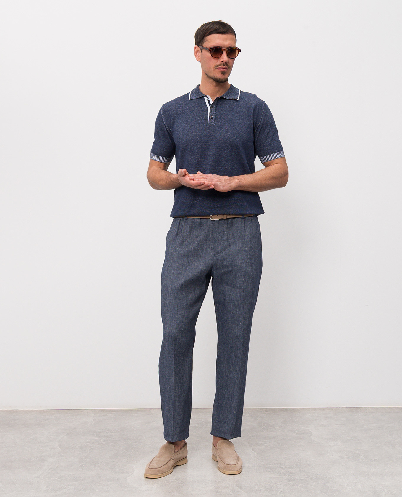 Blue polo shirt ADOLFO MooRER 2
