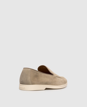 Doucal's Brown suede Visone loafers DU3413NWMAUY009