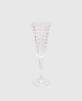 La Reine Set of crystal champagne glasses RIGOLETTO 6 pcs FLUTRIGOLETTO