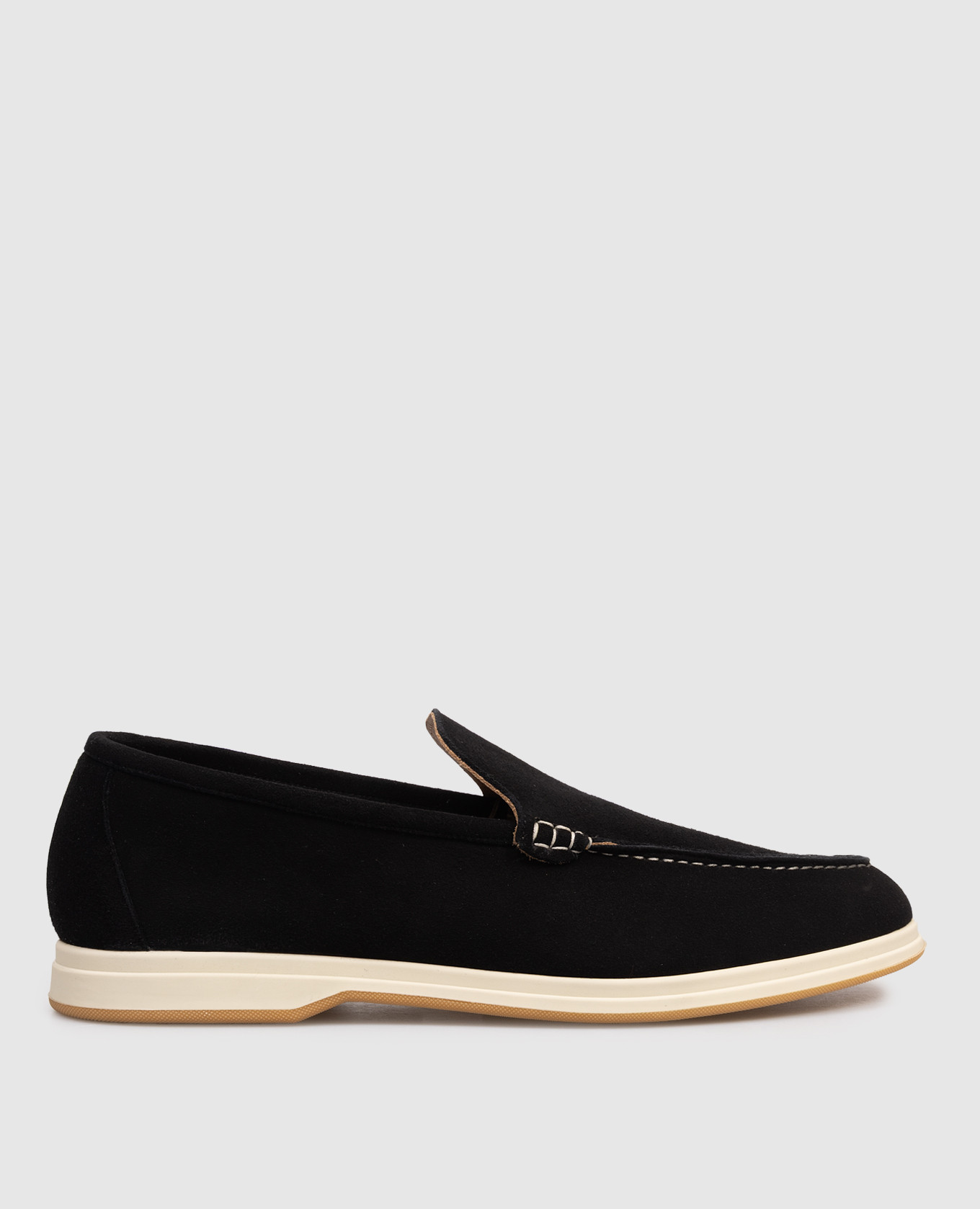

Black suede loafers Enrico Mandelli
