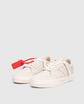 Off-White Beige Vulcanized sneakers OWIA288S26FAB001