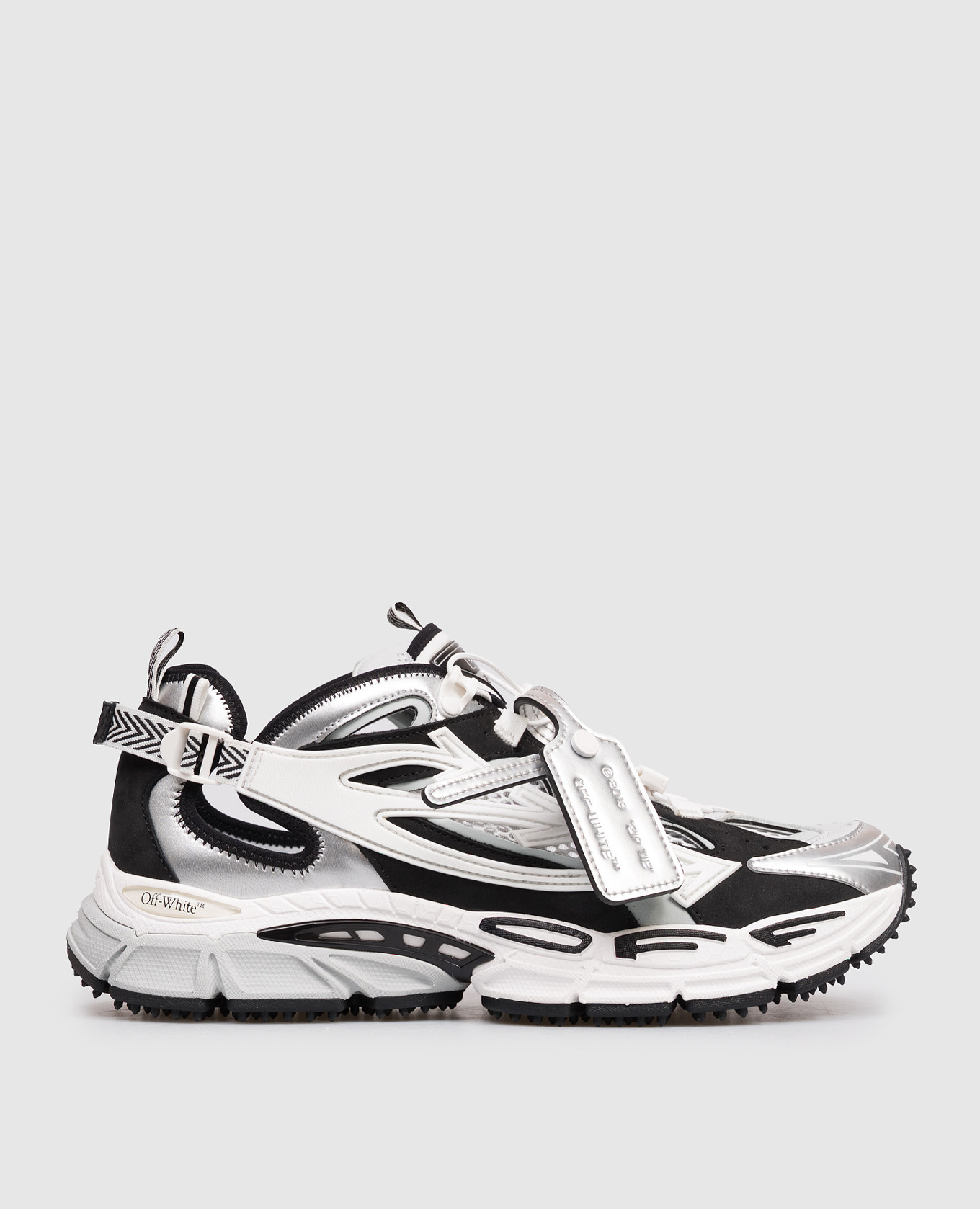 Be Right Back grey combination sneakers with applique