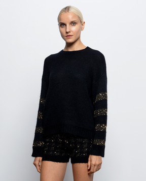 Twinset Black alpaca sweater 262TP3530