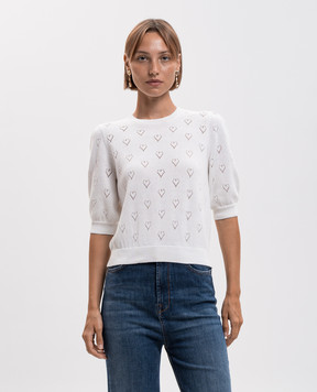 Twinset White cashmere top 262TP3020