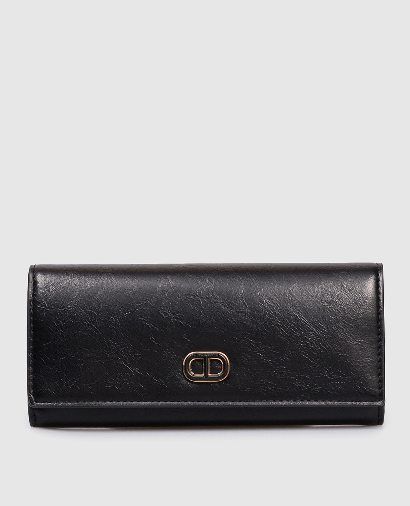 

Black wallet with logo Twinset
