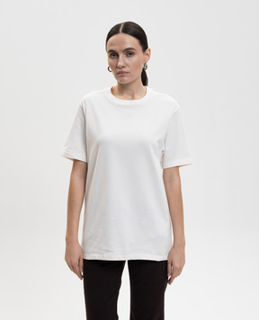 Jil Sander White T-shirt with logo patch J40GC0142J20103