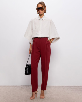 Bottega Veneta Ivory striped shirt 869829V6S90