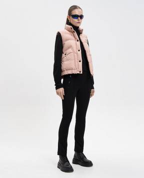 Moncler Grenoble Baise pink down vest K20981A00042597UI