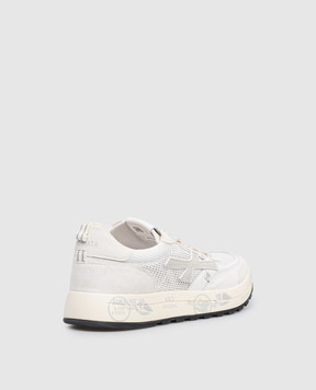 Premiata White NOUS combination sneakers NOUS