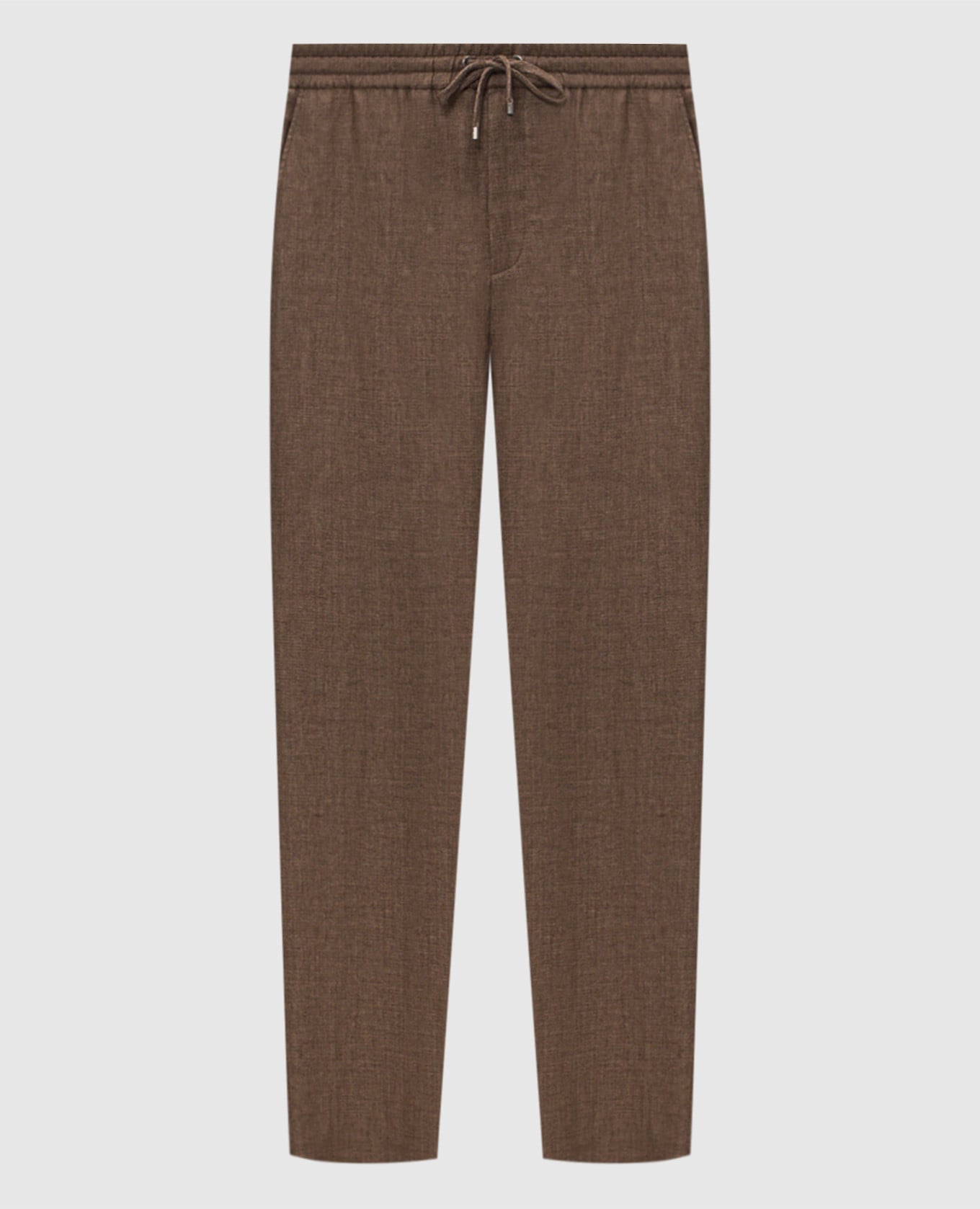 Pantalon en lin marron