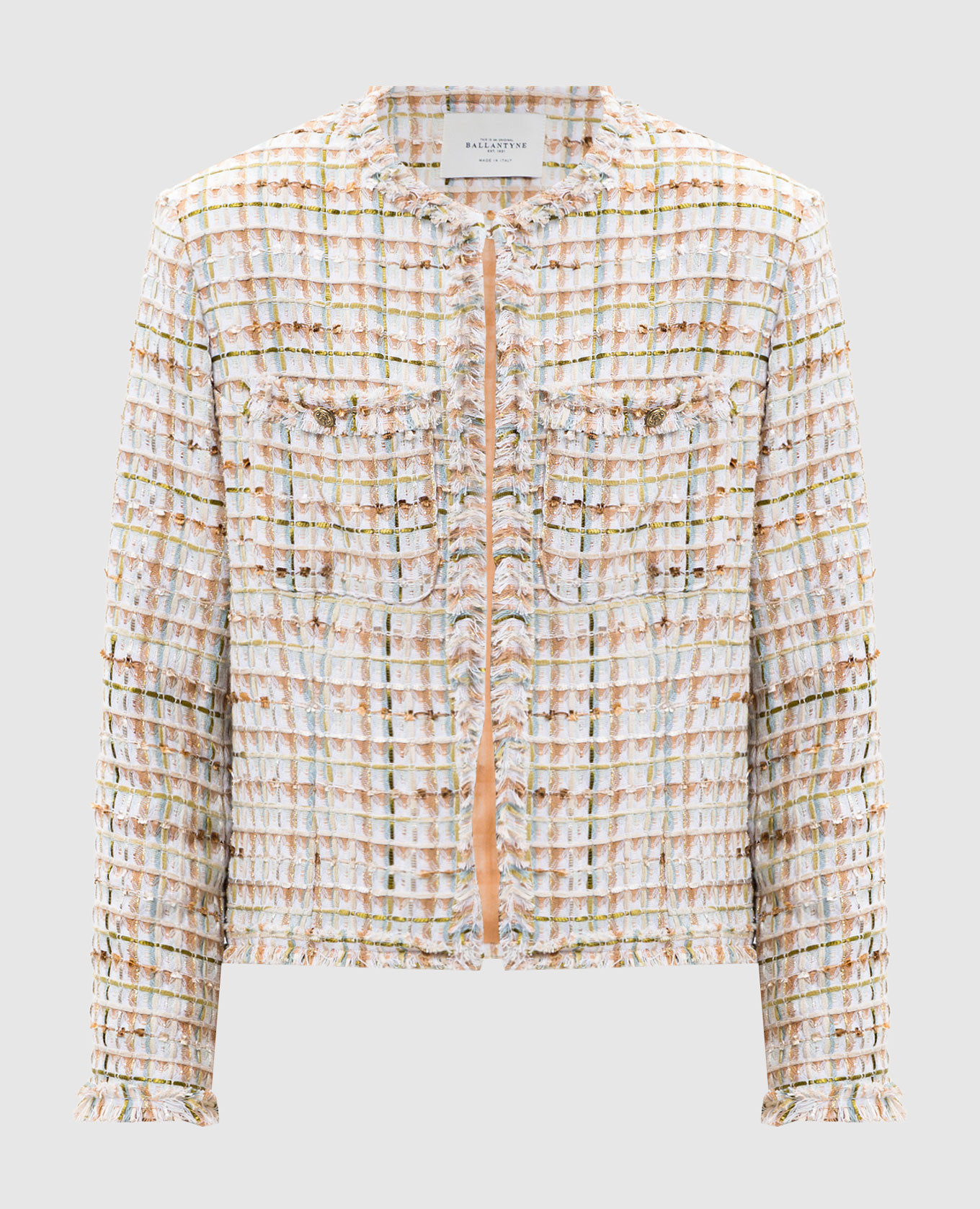tweed check jacket Ballantyne