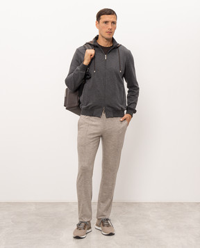 Doriani Cashmere Beige wool pants P214TJ3F18TJ3