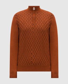 Stefano Ricci Brown wool, silk and cashmere jumper KE08024L01E26475