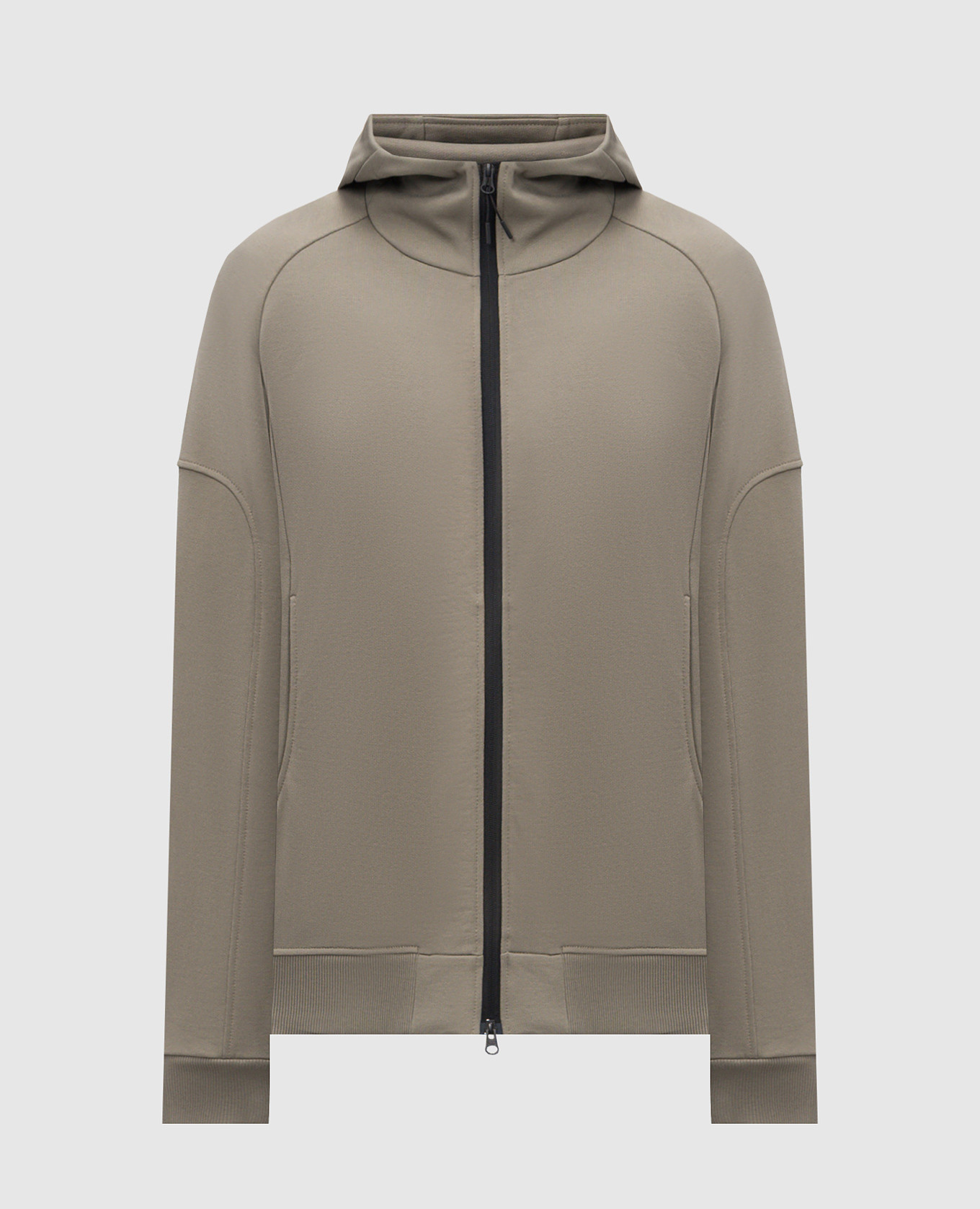 Khaki Parabolized Logo Track Jacket