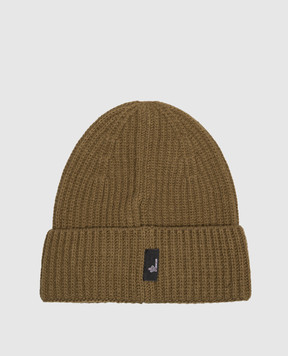 Moncler Grenoble ENFANT Khaki wool children's hat L29573B00002M1241