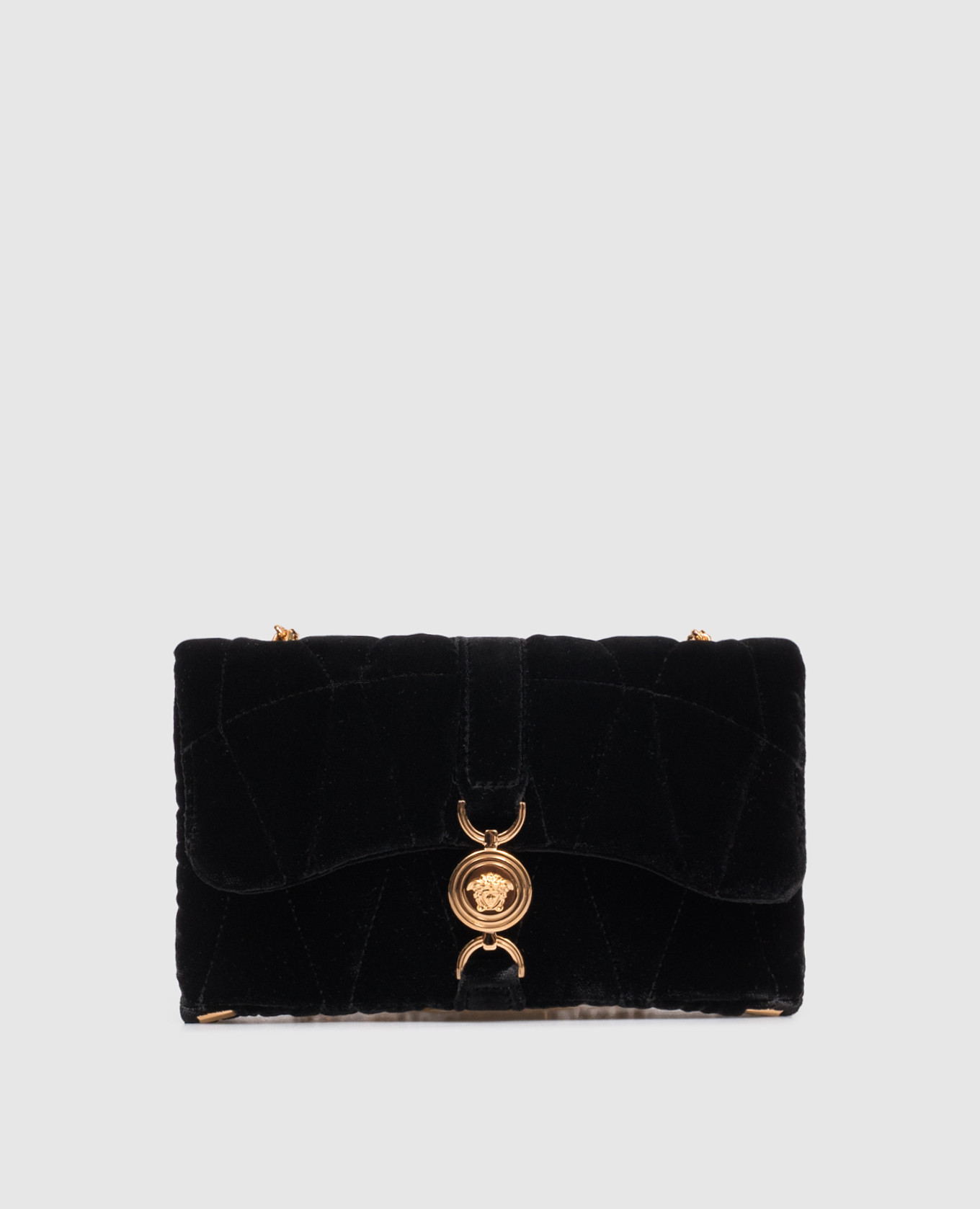 

Kleio black velvet crossbody bag Versace