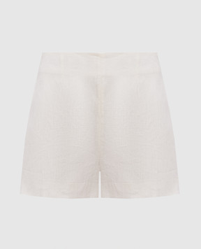 Faithfull Lila white linen shorts FF3357WHT