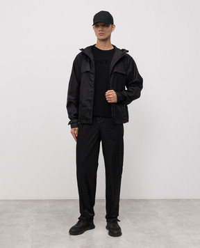 Alexander McQueen Black printed sweatpants 842998QRACA