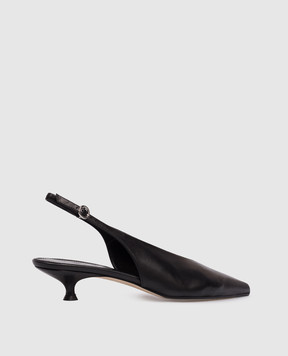 Aeyde Camila black leather slingbacks PU0666001001126
