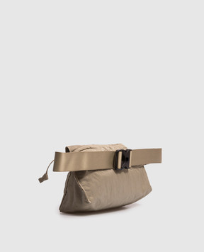 C.P. Company Khaki bag with logo patch MAC117A005269G