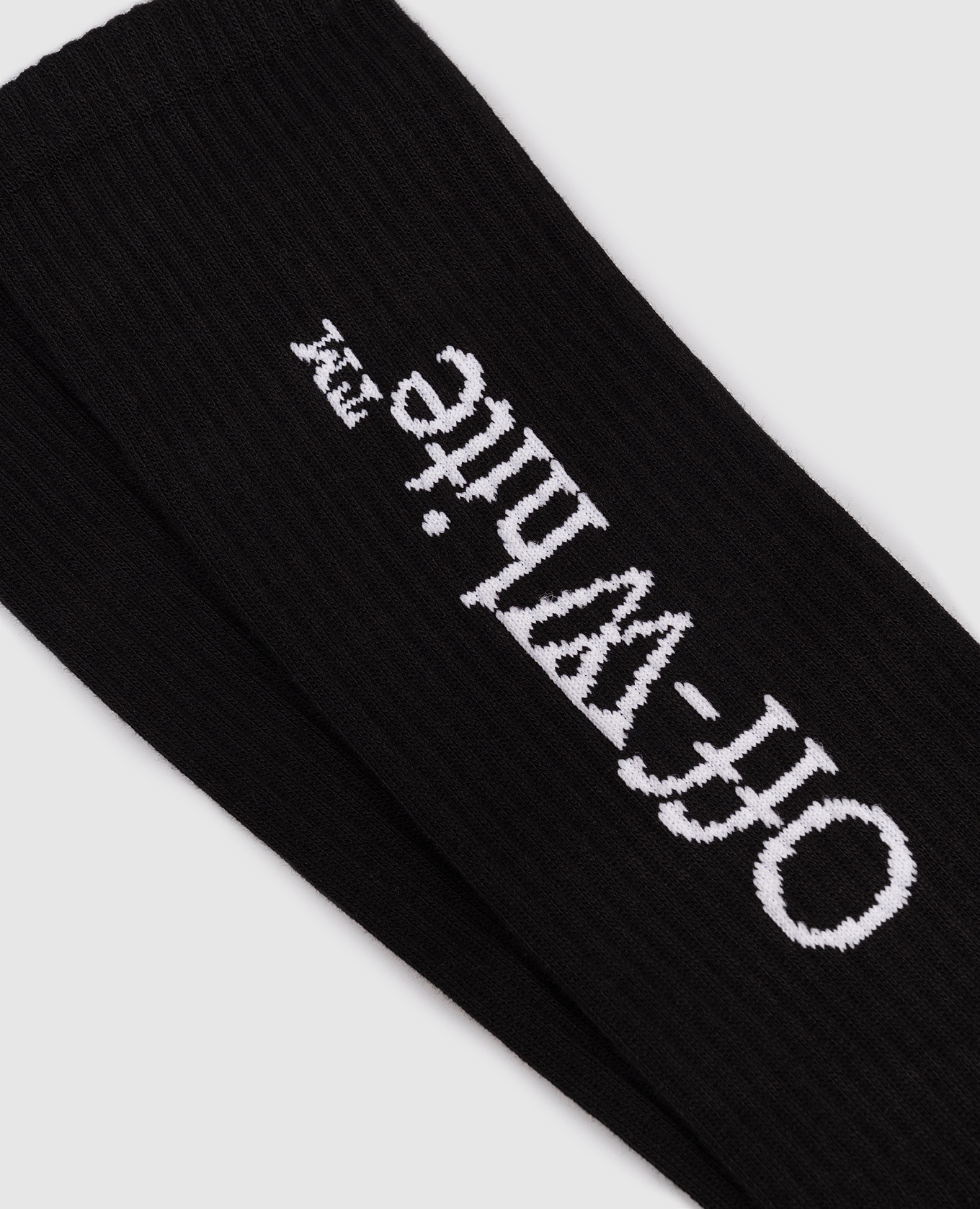 

Black socks with logo Off-White