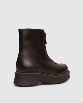 Babe Pay Pls Brown leather boots 421203KO