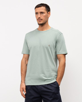Stefano Ricci Green T-shirt with emblem MNH6104920803