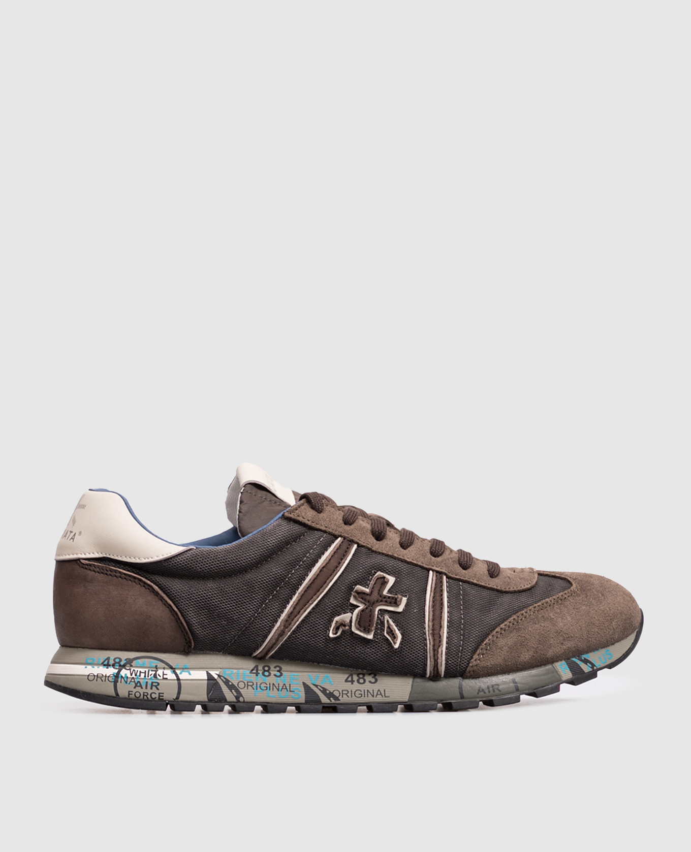 Brown combination sneakers LUCY