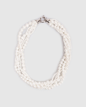 Madreperla White layered necklace 190814