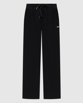 Off-White Black printed sweatpants 44MCH05AS26F007