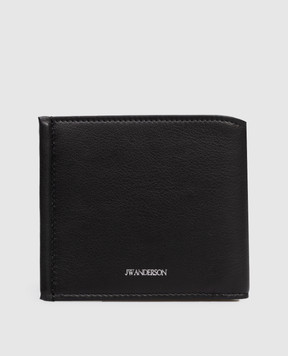 JW Anderson Black leather wallet with logo AC0438LA0224