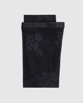 Valentino Black patterned tights 8B3KI04Y9LV