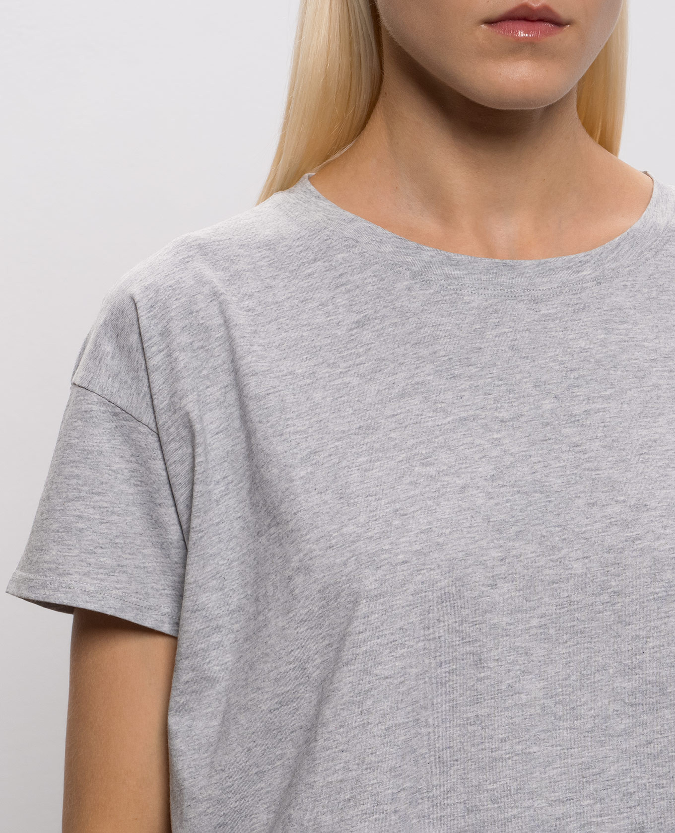 Basiluzzo grey melange t-shirt Loulou de Saison 5