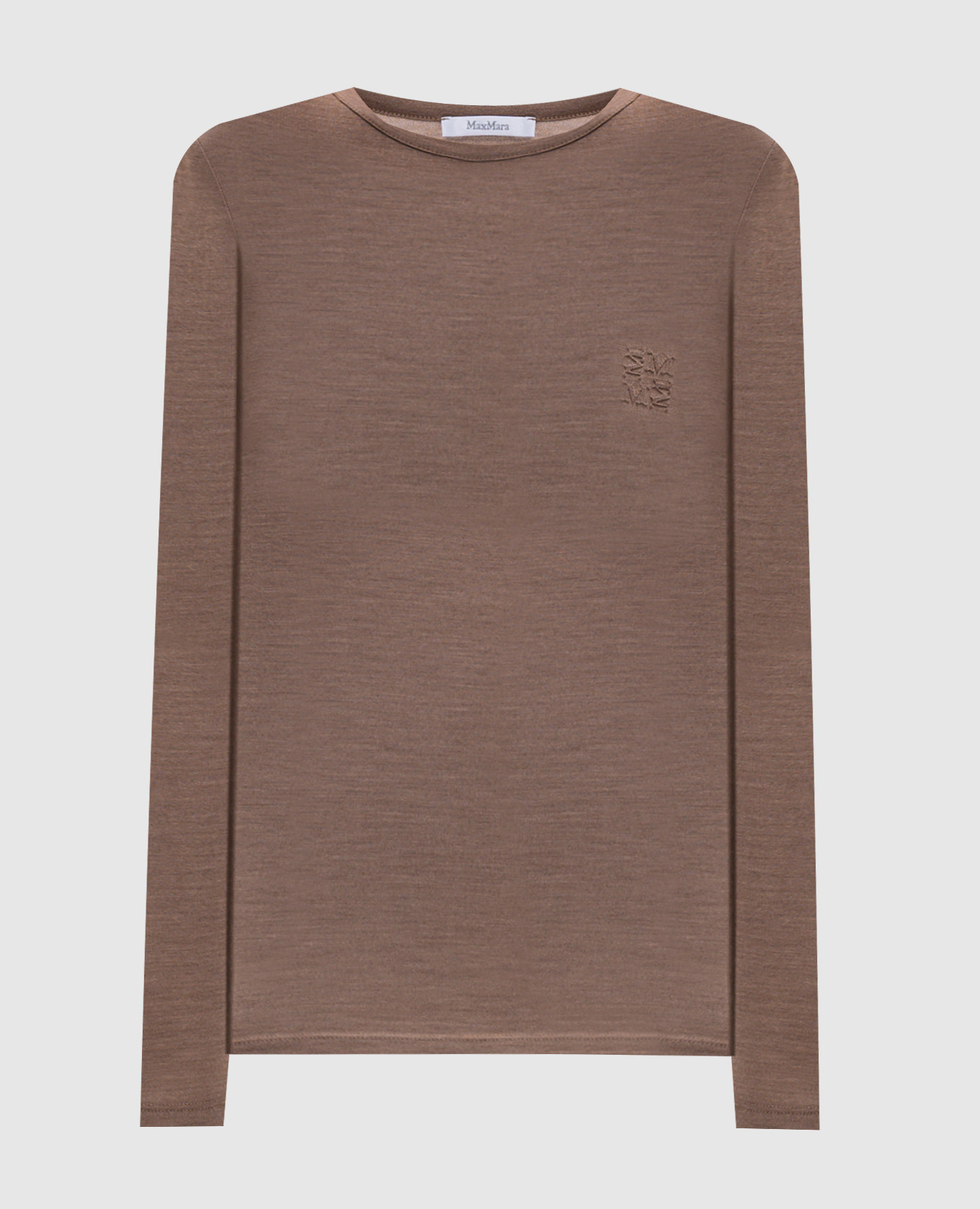 Brown long-sleeve VICINI made of wool
